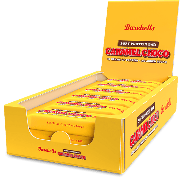 Barebells Soft Protein Bars Caramel Choco (12x55 g) - Barebells Protein Bars