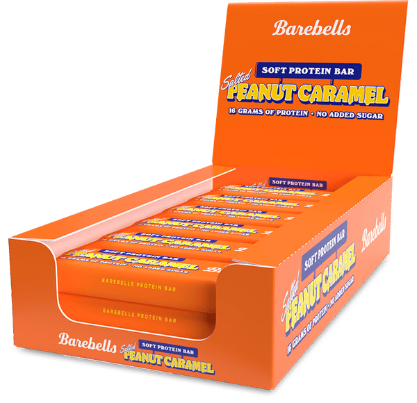 Barebells Soft Protein Bars Salted Peanut Caramel (12x55 g) - Barebells Protein Bars