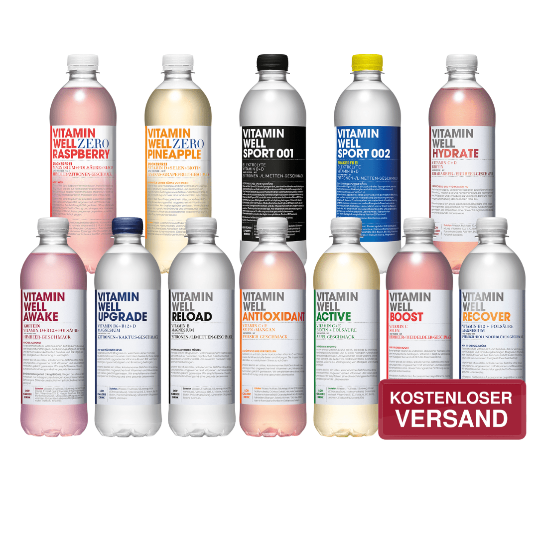 Probierpaket Vitamin Well (12x500 ml) - Vitamin Well