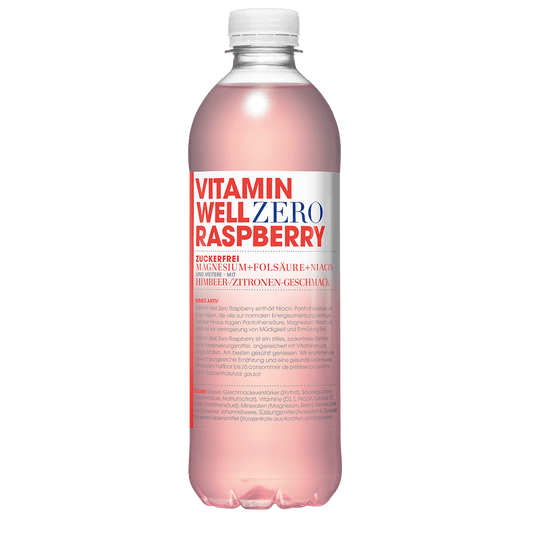 Vitamin Well Zero Raspberry (12x500 ml) - Vitamin Well